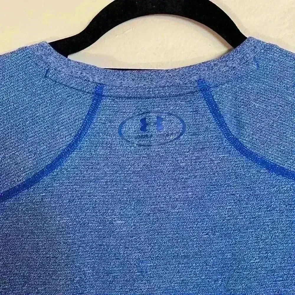 Under Armour Heatgear Threadborne 3 Button Long Sleeve Top Size Medium - Picture 8 of 8